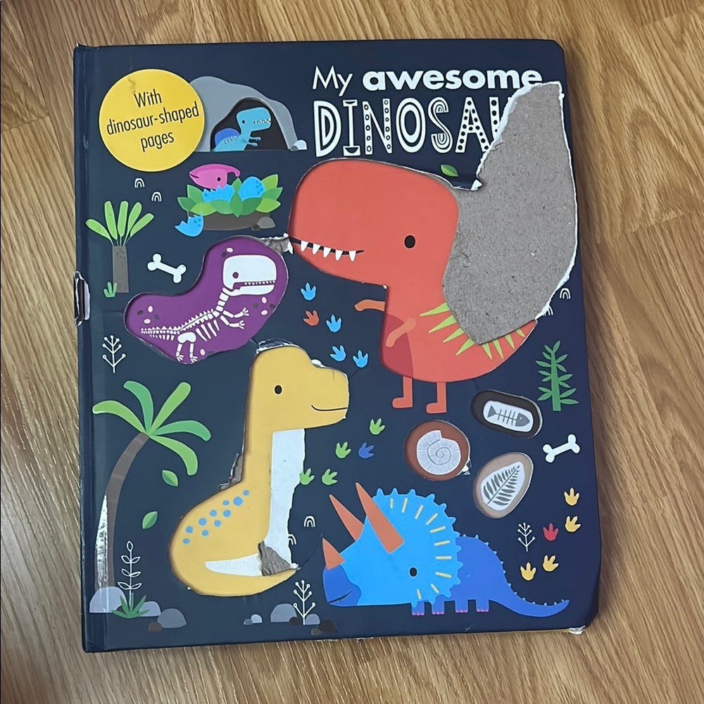 My Awesome Dinosaur Book - Multicolor